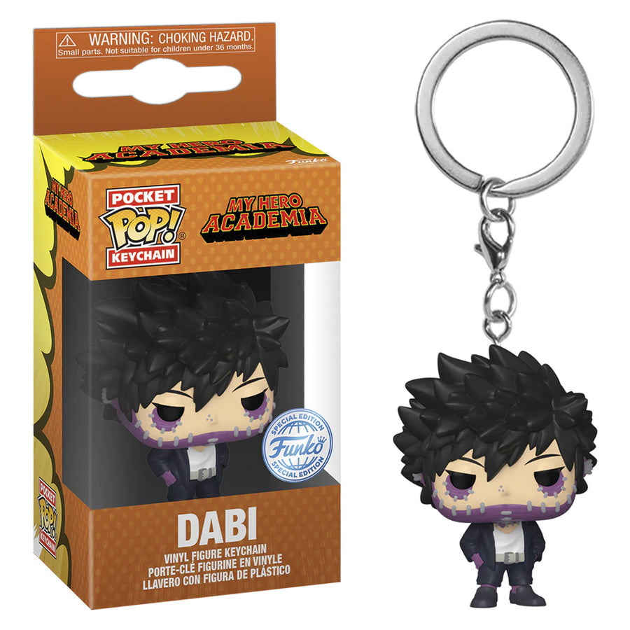 CHAVEIRO FUNKO POP KEYCHAIN MY HERO ACADEMIA EXCLUSIVE - DABI 68893 BRINDE