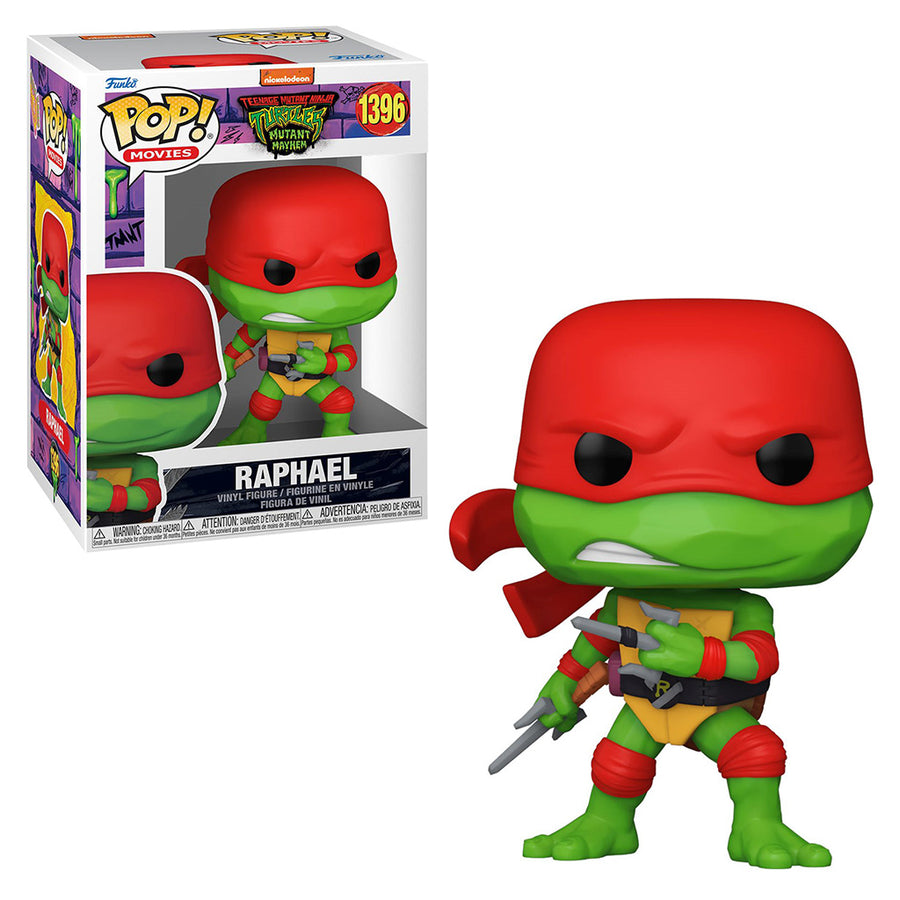 FUNKO POP TEENAGE MUTANT NINJA TURTLES: MUTANT MAYHEM - RAPHAEL 1396 BRINDE