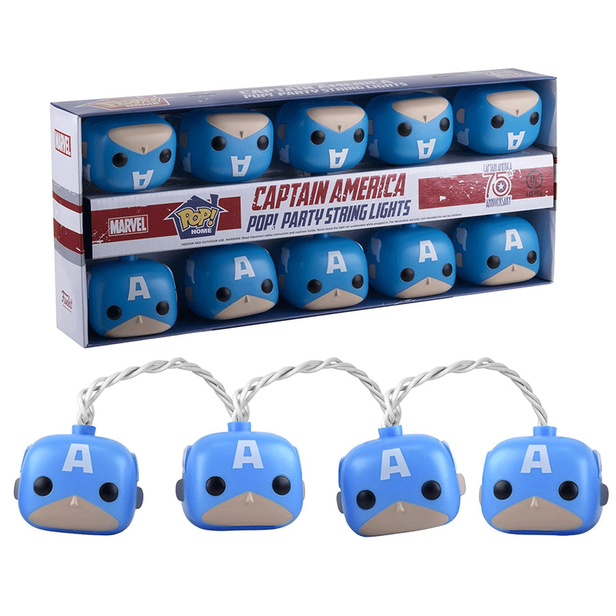 FUNKO POP LIGHTS MARVEL CAPTAIN AMERICA BRINDE