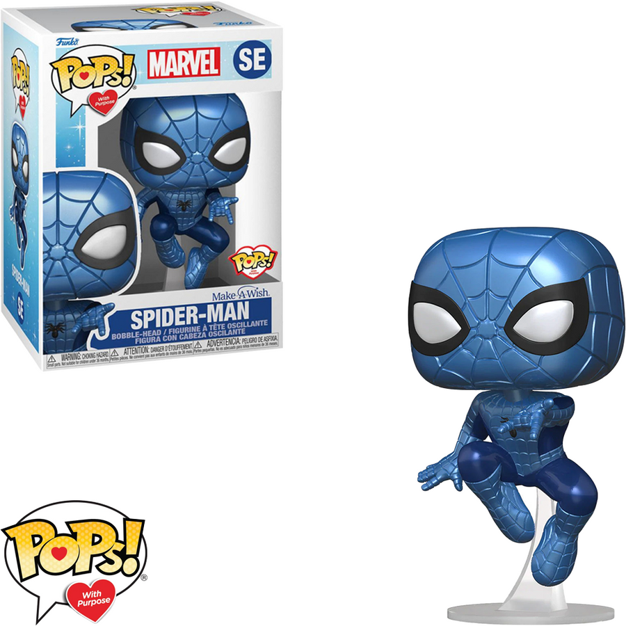 FUNKO POP MAKE-A-WISH MARVEL - SPIDER-MAN SE BRINDE