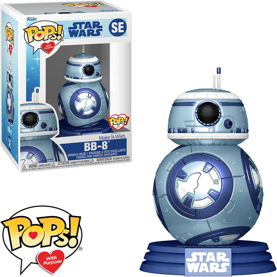 FUNKO POP MAKE-A-WISH STAR WARS - BB-8 SE BRINDE