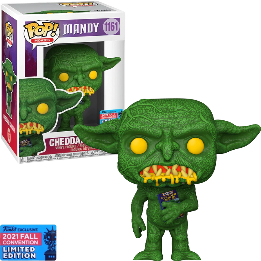 FUNKO POP MANDY NYCC 2021 EXCLUSIVE - CHEDDAR GOBLIN 1161 BRINDE