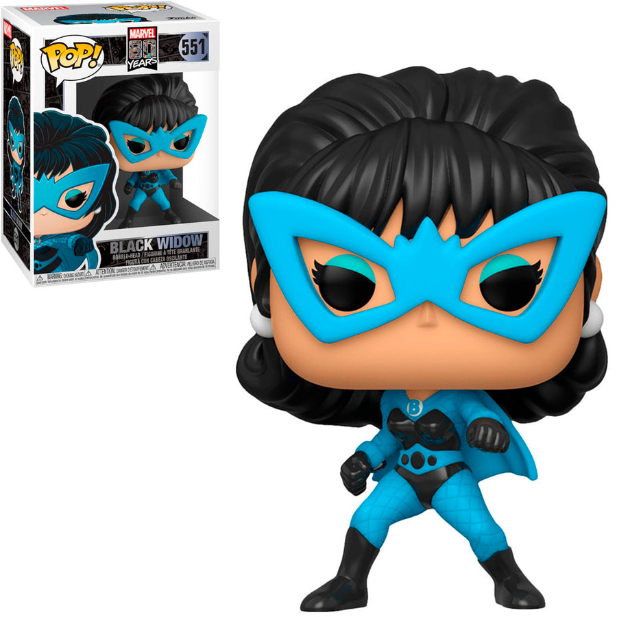 FUNKO POP MARVEL 80 AÑOS - VIUDA NEGRA (PRIMERA APARICIÓN) 551