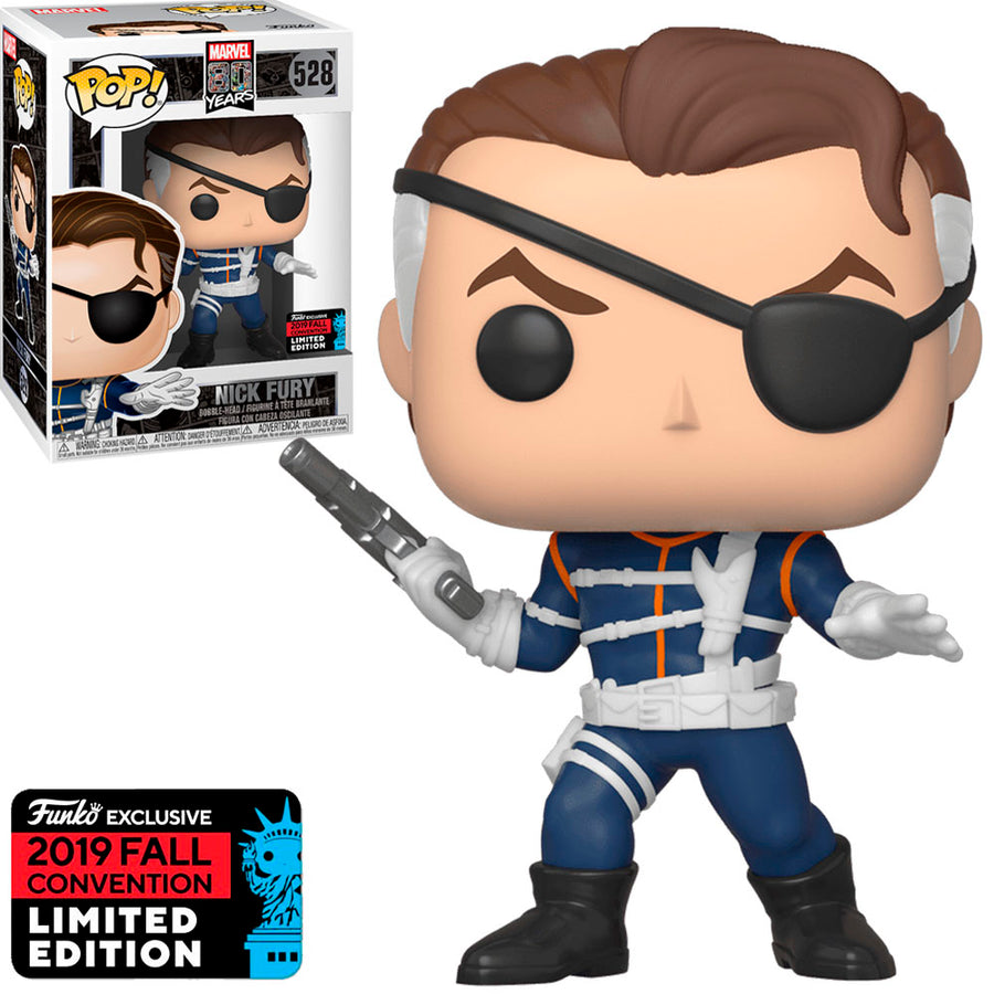FUNKO POP MARVEL 80 YEARS EXCLUSIVE NYCC 2019 - NICK FURY 528 BRINDE