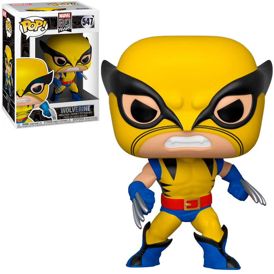FUNKO POP MARVEL 80 YEARS - WOLVERINE (FIRST APPEARANCE) 547 BRINDE