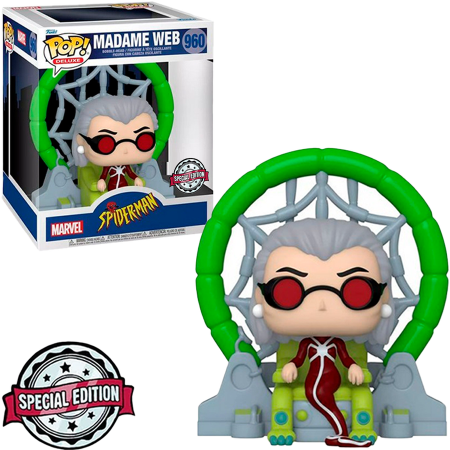 FUNKO POP MARVEL SPIDER-MAN EXCLUSIVE - MADAME WEB 960 (DELUXE) BRINDE