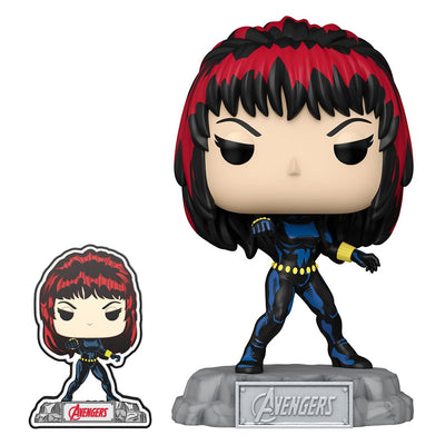 FUNKO POP MARVEL AVENGERS: A60 EXCLUSIVE - BLACK WIDOW COM PIN 1260