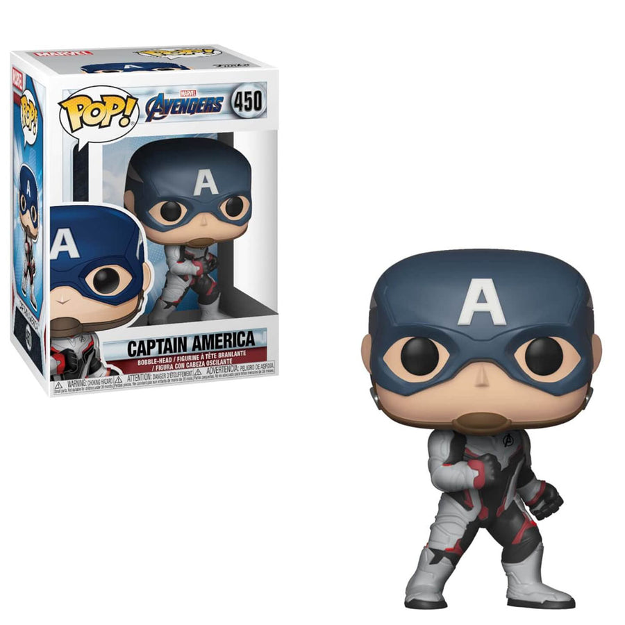 FUNKO POP MARVEL AVENGERS ENDGAME - CAPTAIN AMERICA 450 BRINDE