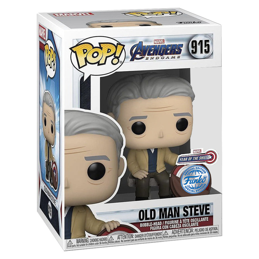 FUNKO POP MARVEL AVENGERS: ENDgame EXCLUSIVO - OLD MAN STEVE 915