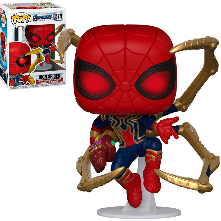FUNKO POP MARVEL AVENGERS ENDGAME - IRON SPIDER WITH GAUNTLET 574
