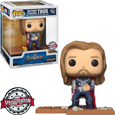 FUNKO POP MARVEL AVENGERS EXCLUSIVE DELUXE - VICTORY SHAWARMA: THOR 760