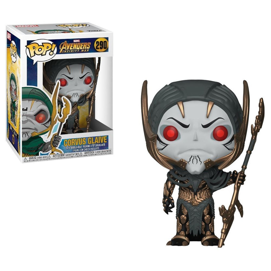 FUNKO POP MARVEL AVENGERS INFINITY WAR - CORVUS GLAIVE 290 BRINDE