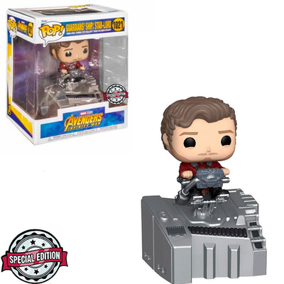 FUNKO POP MARVEL AVENGERS INFINITY WAR EXCLUSIVE - GUARDIANS SHIP: STAR LORD 1021 (DELUXE)