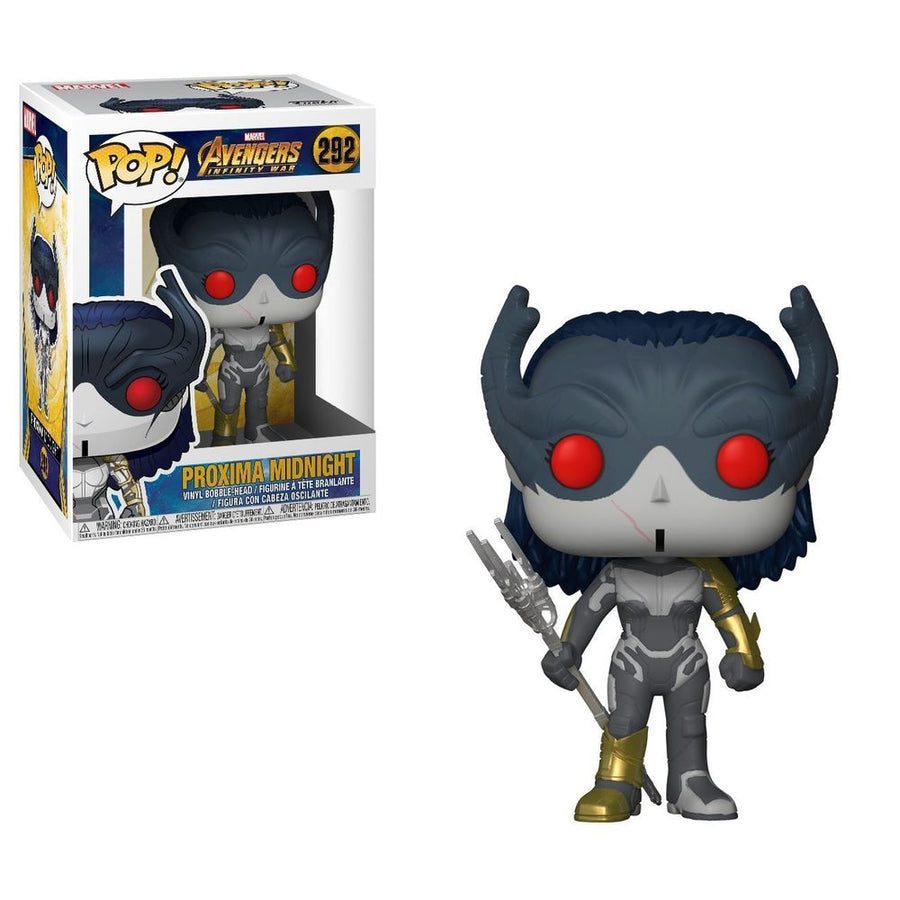 FUNKO POP MARVEL AVENGERS INFINITY WAR - PROXIMA MIDNIGHT 292 BRINDE