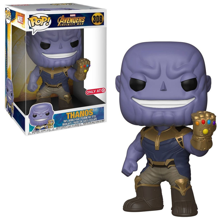 FUNKO POP MARVEL AVENGERS INFINITY WAR - *SUPER TAMAÑO 10* THANOS 308