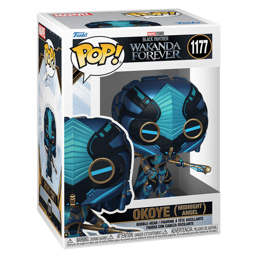 FUNKO POP MARVEL BLACK PANTHER: WAKANDA FOREVER - OKOYE (MIDNIGHT ANGEL) 1177