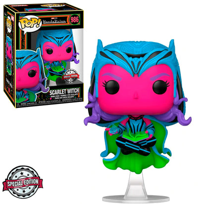 FUNKO POP MARVEL BLACKLIGHT WANDAVISION EXCLUSIVE - SCARLET WITCH 986