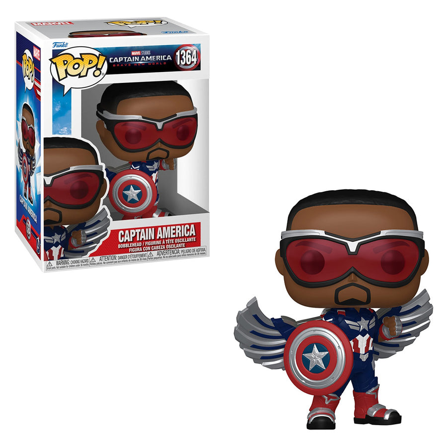 FUNKO POP MARVEL CAPTAIN AMERICA: BRAVE NEW WORLD - CAPTAIN AMERICA 1364 BRINDE