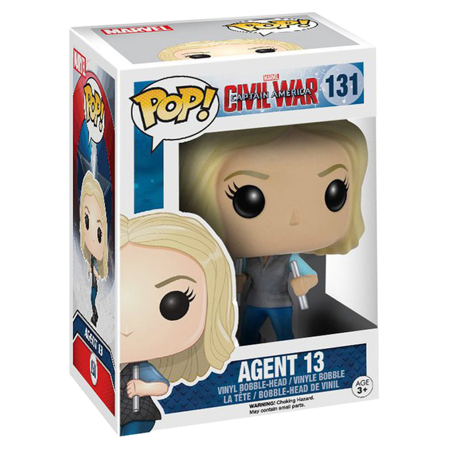 FUNKO POP MARVEL CAPITÁN AMÉRICA CIVIL WAR - AGENTE 13 131
