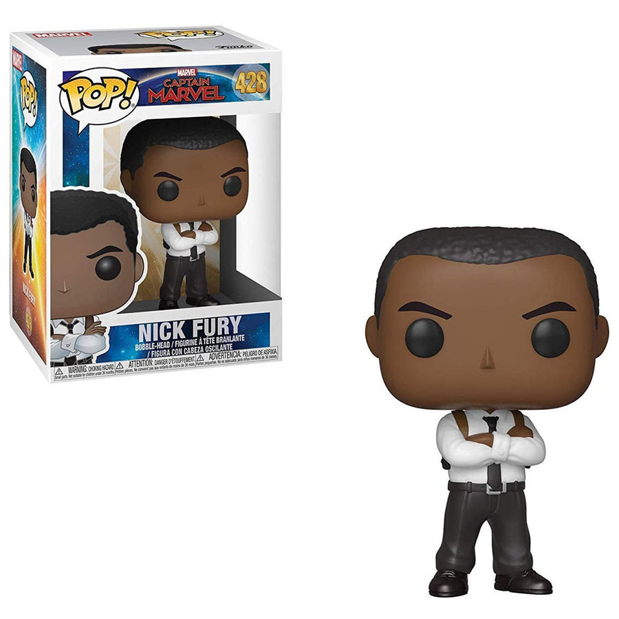 FUNKO POP MARVEL CAPTAIN MARVEL - NICK FURY 428 BRINDE
