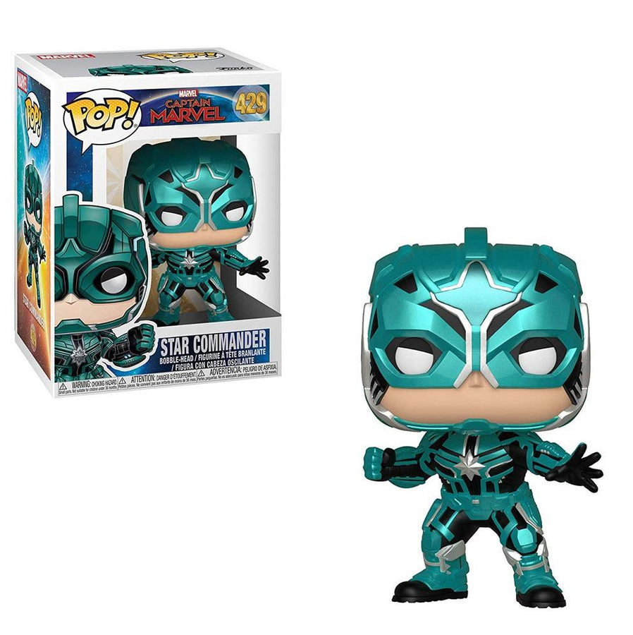 FUNKO POP MARVEL CAPTAIN MARVEL - STAR COMMANDER 429 BRINDE