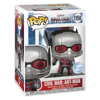 FUNKO POP MARVEL CIVIL WAR EXCLUSIVE - ANT-MAN 1150