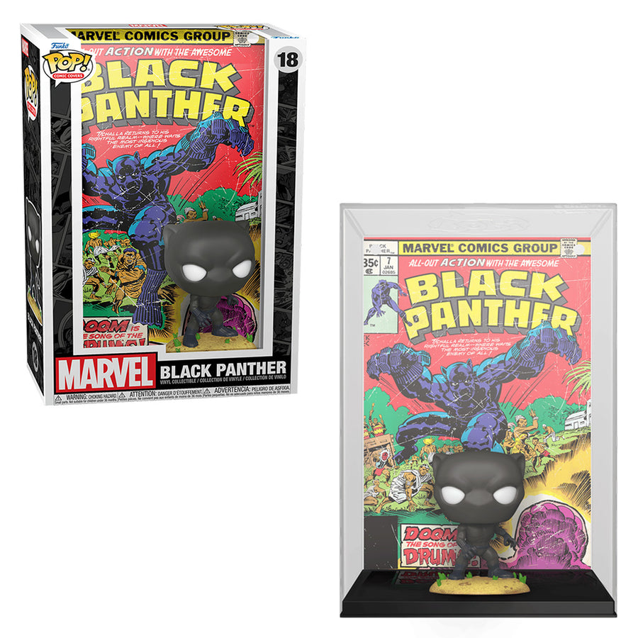 FUNKO POP MARVEL COVER COMIC - BLACK PHANTER 64068 BRINDE
