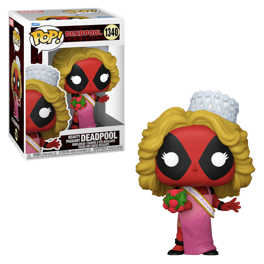 FUNKO POP MARVEL DEADPOOL - BEAUTY PAGEANT DEADPOOL 1340 BRINDE