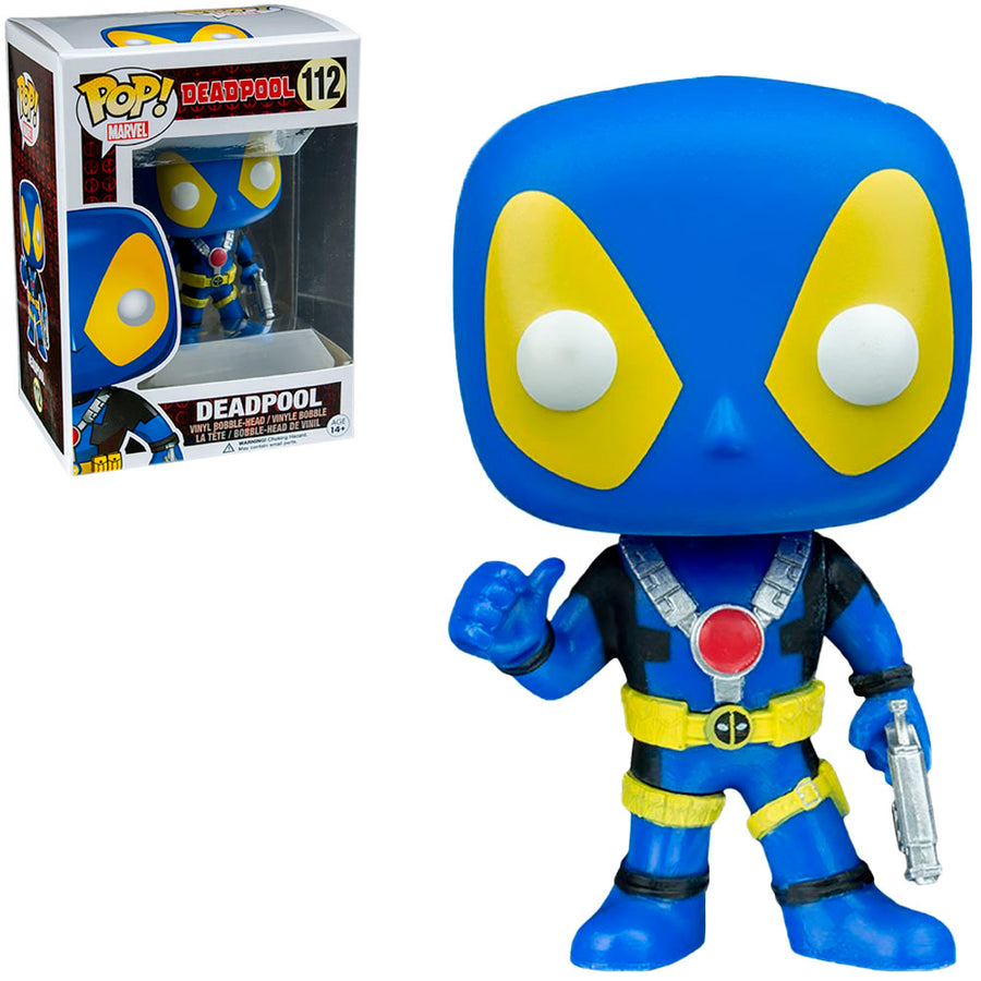 FUNKO POP MARVEL DEADPOOL EXCLUSIVE - BLUE DEADPOOL 112