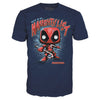 Funko Pop Tees Marvel Deadpool Holiday + Camiseta Tees *Lg* 63658