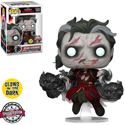 FUNKO POP MARVEL DOCTOR STRANGE IN THE MULTIVERSE OF MADNESS EXCLUSIVE - DEAD STRANGE 1032 (GLOWS IN THE DARK)