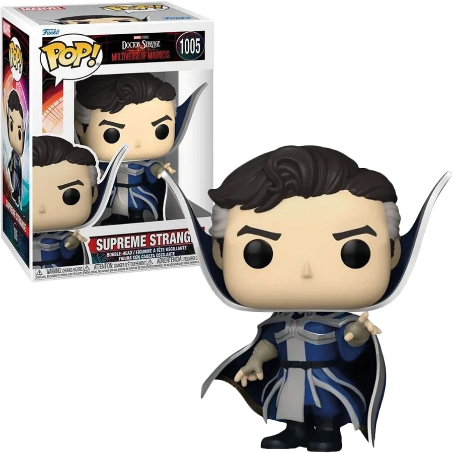 FUNKO POP MARVEL DOCTOR STRANGE IN THE MULTIVERSE OF MADNESS - SUPREME STRANGE 1005 BRINDE