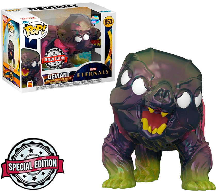 FUNKO POP MARVEL ETERNALS EXCLUSIVE - DEVIANT 953 BRINDE