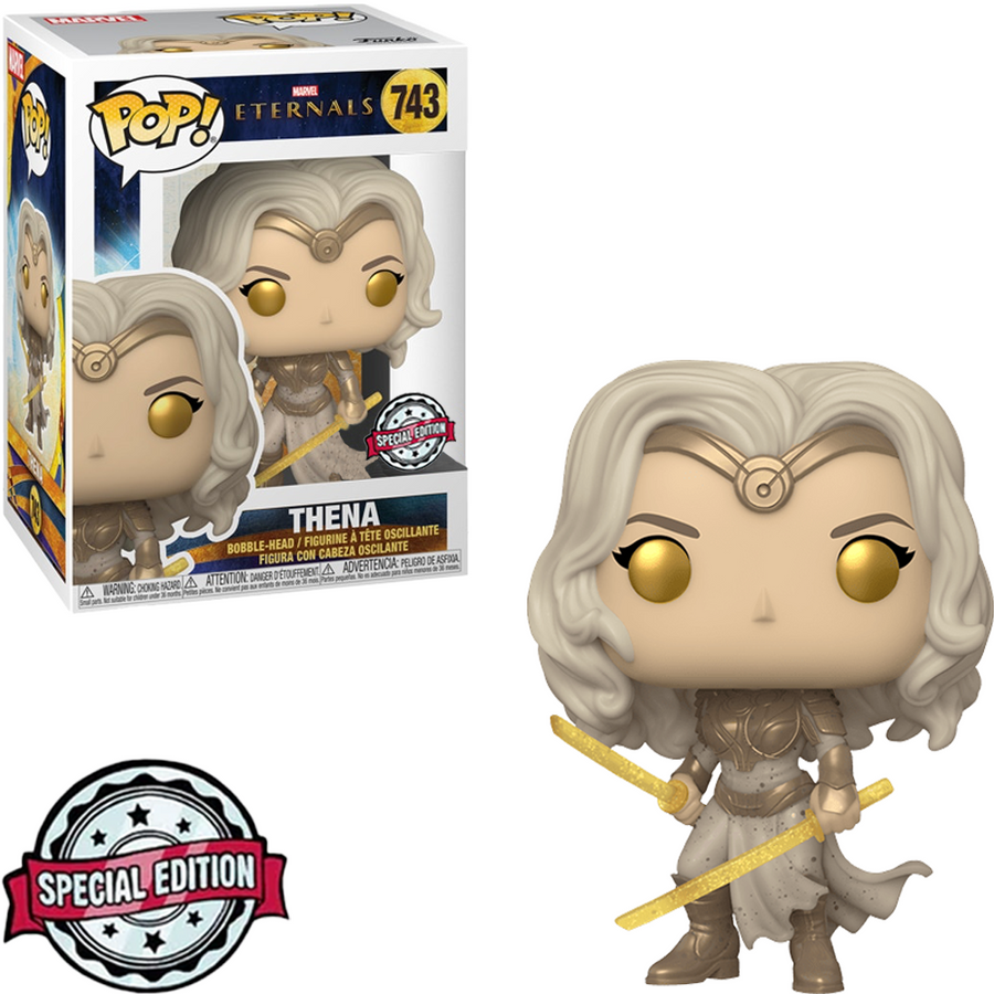 FUNKO POP MARVEL ETERNALS EXCLUSIVE - THENA 743 BRINDE