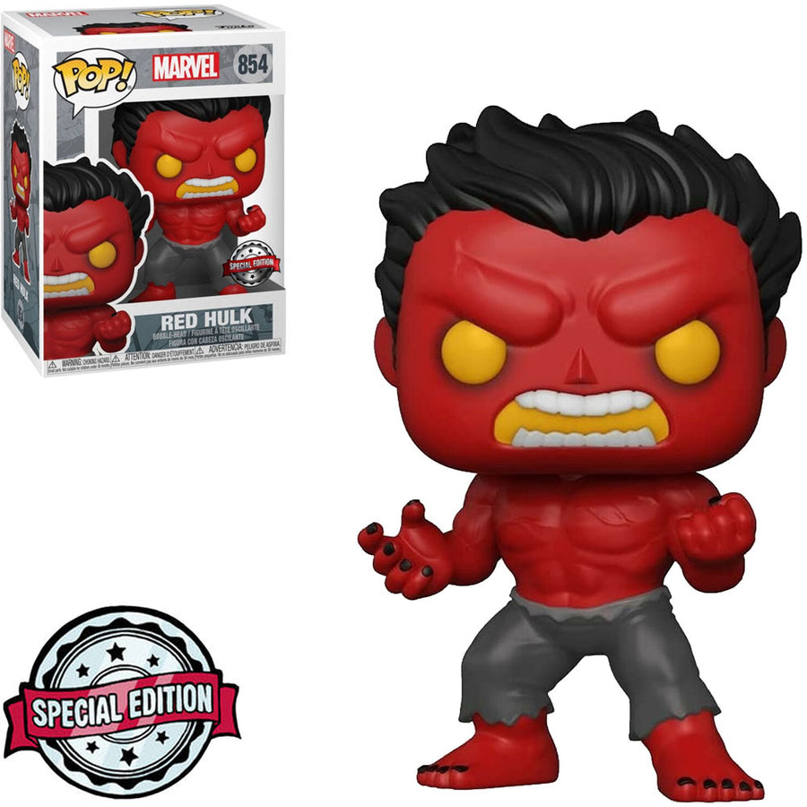 FUNKO POP MARVEL EXCLUSIVE - RED HULK 854 BRINDE