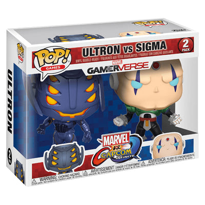 FUNKO POP MARVEL GAMERVERSE MARVEL VS CAPCOM - ULTRON VS SIGMA 2PACK