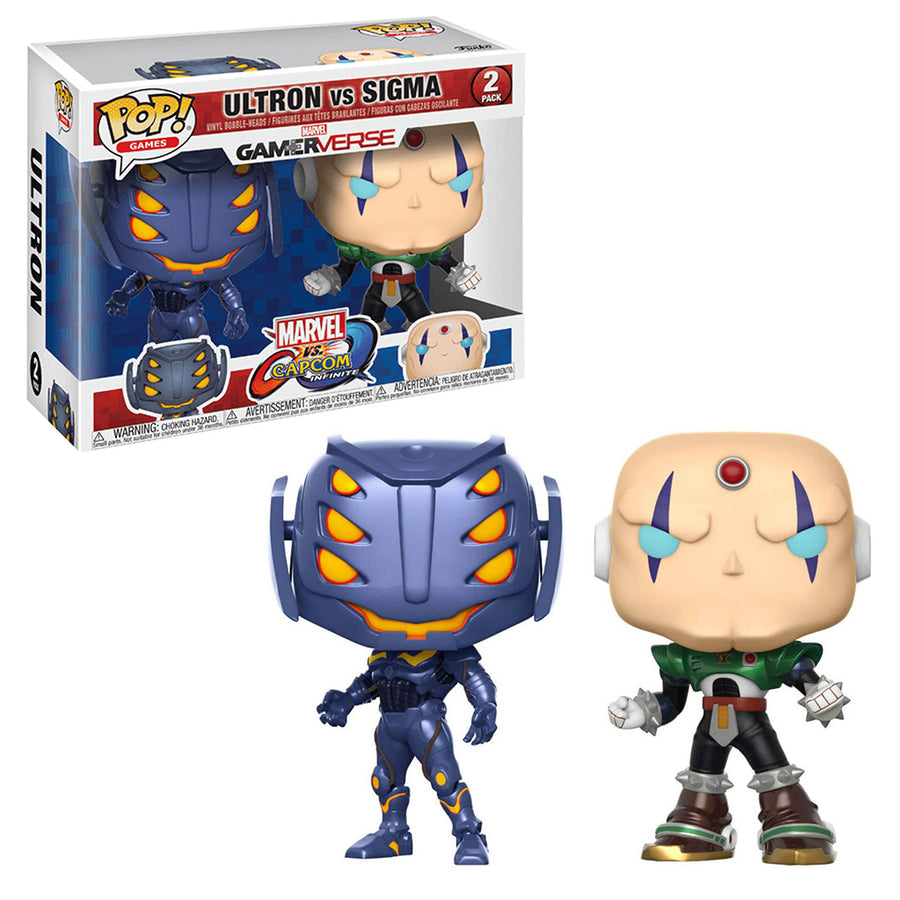 FUNKO POP MARVEL GAMERVERSE MARVEL VS CAPCOM - ULTRON VS SIGMA 2PACK BRINDE