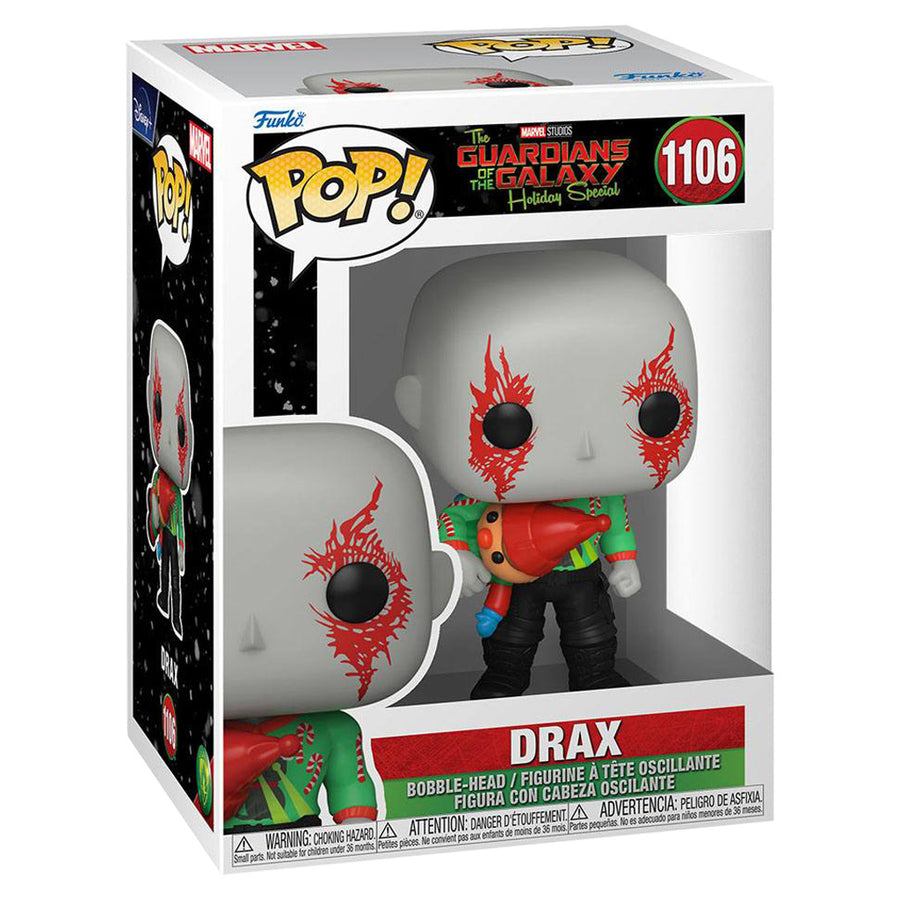 FUNKO POP MARVEL GUARDIANS OF THE GALAXY HOLIDAY SPECIAL - DRAX 1106