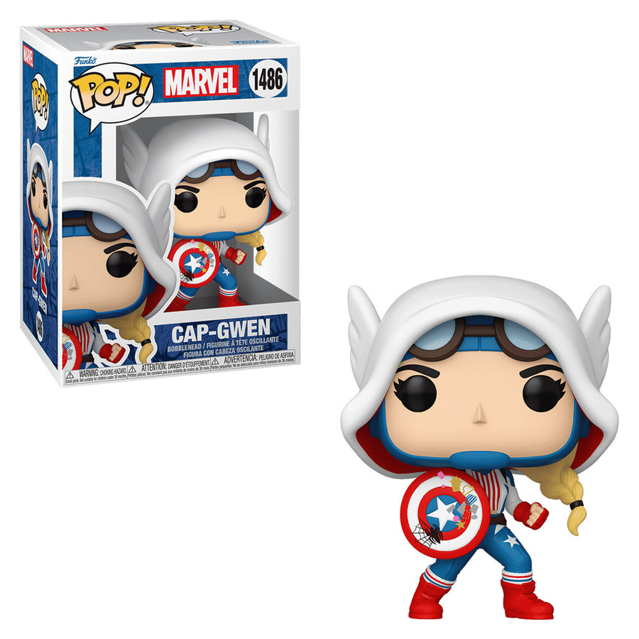 FUNKO POP MARVEL GWENVERSE - CAP-GWEN 1486 BRINDE