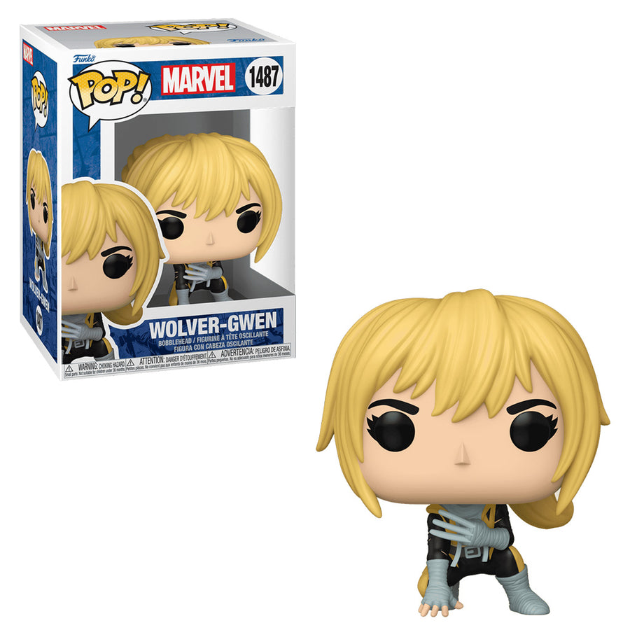 FUNKO POP MARVEL GWENVERSE - WOLVER-GWEN 1487 BRINDE