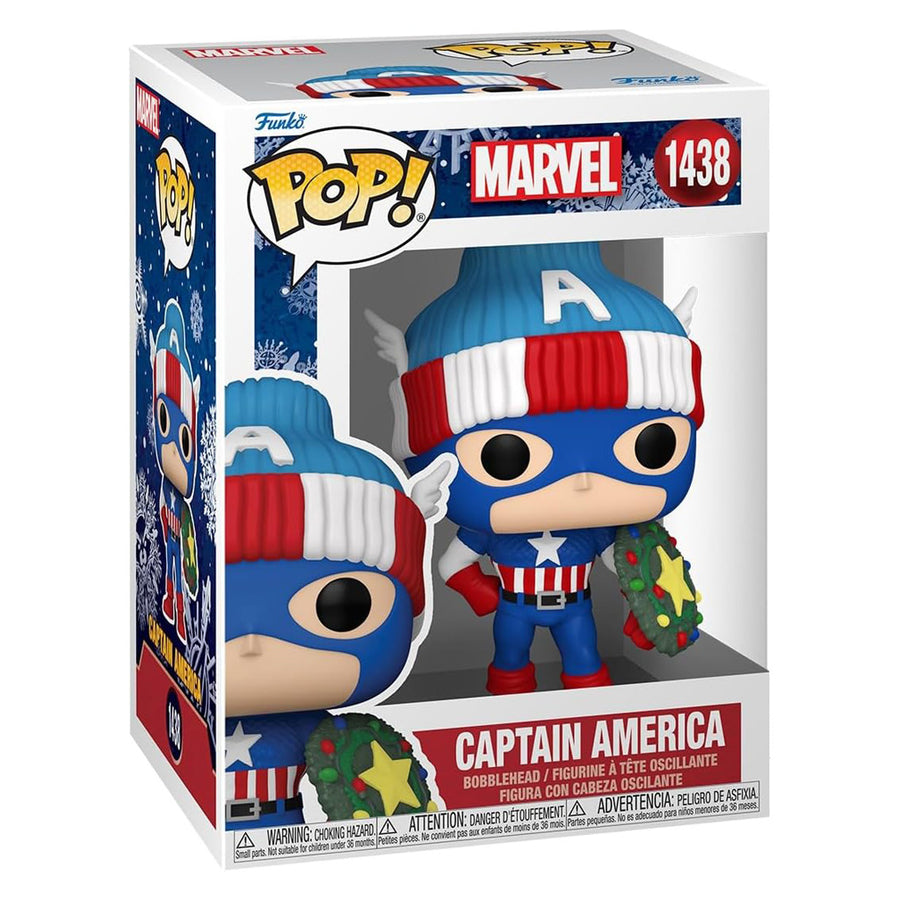 FUNKO POP MARVEL HOLIDAY - CAPTAIN AMERICA 1438