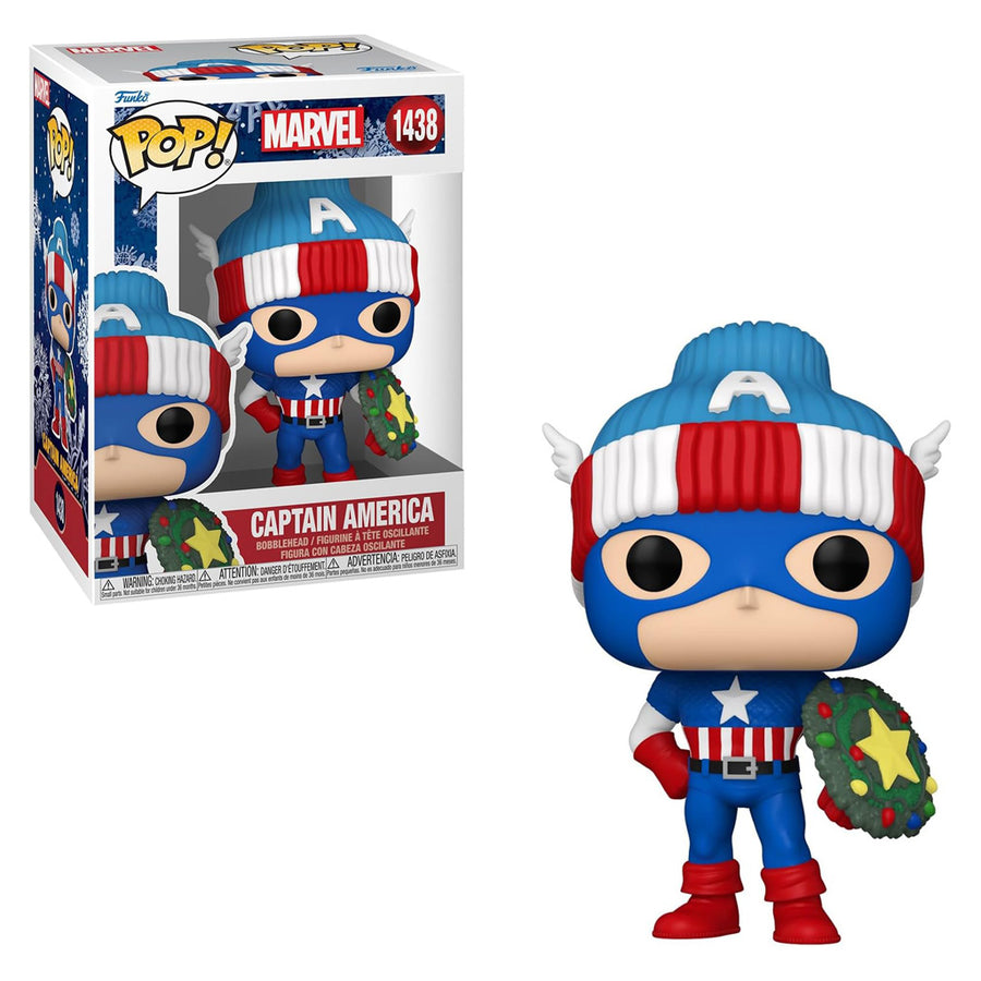 FUNKO POP MARVEL HOLIDAY - CAPTAIN AMERICA 1438