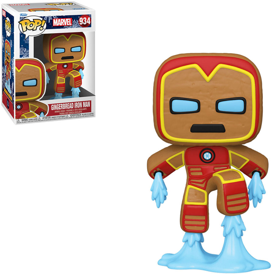 FUNKO POP MARVEL HOLIDAY - GINGERBREAD IRON MAN 934 BRINDE