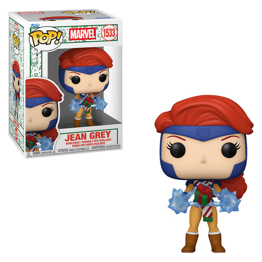 FUNKO POP MARVEL HOLIDAY - JEAN GREY 1533 BRINDE