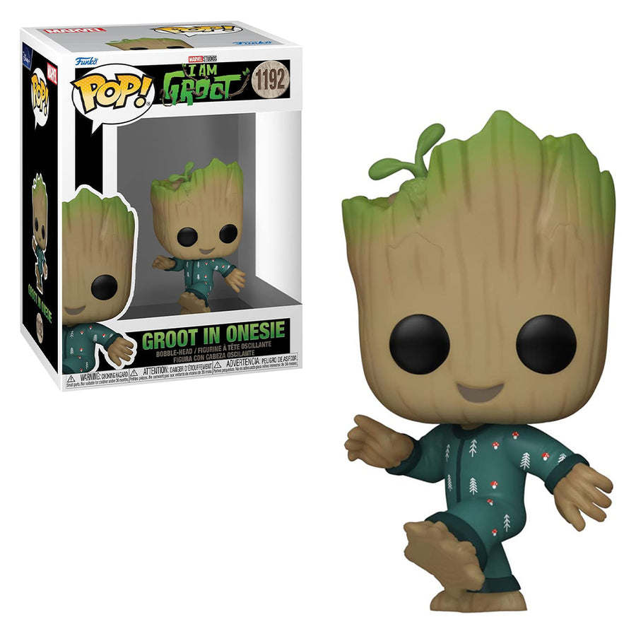 FUNKO POP MARVEL I AM GROOT - GROOT IN ONESIE 1192 BRINDE