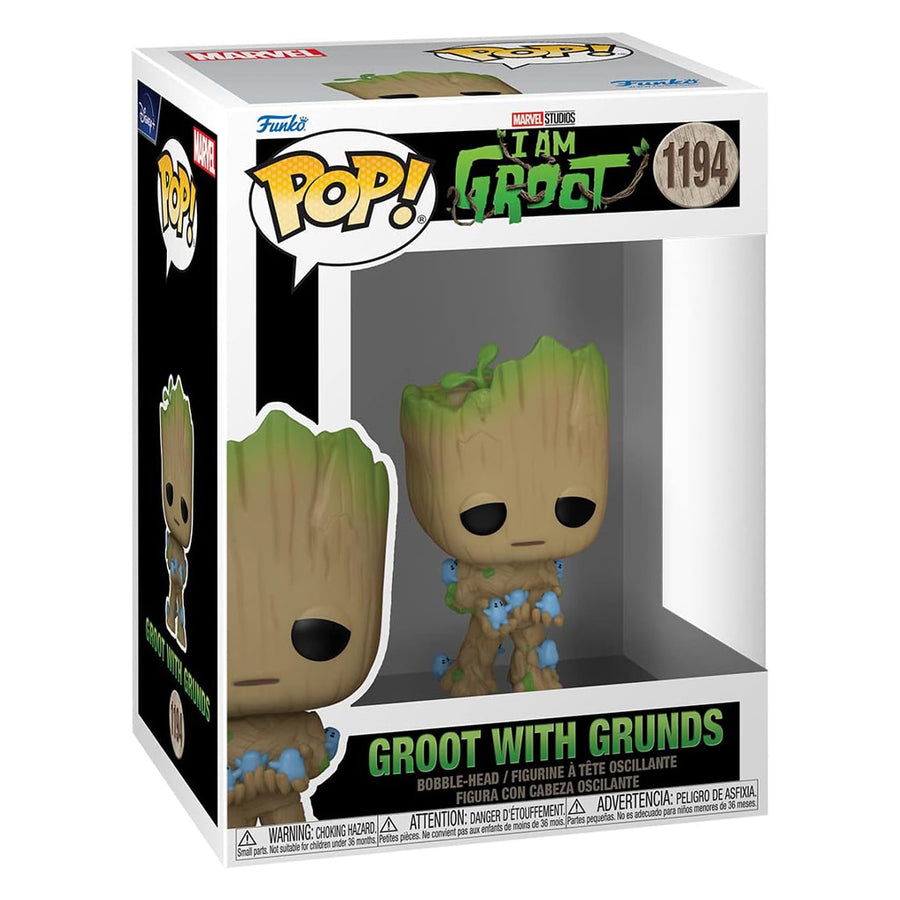 FUNKO POP MARVEL I AM GROOT - GROOT WITH GRUNDS 1194