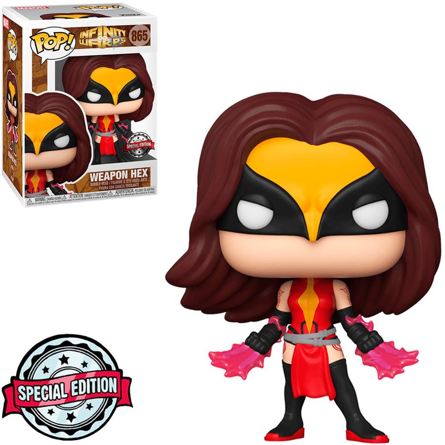 FUNKO POP MARVEL INFINITY WARPS EXCLUSIVE - WEAPON HEX 865 BRINDE