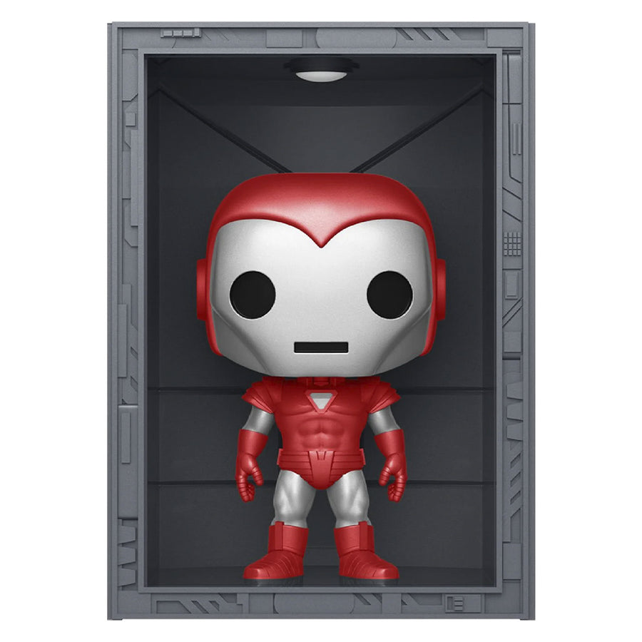 FUNKO POP MARVEL IRON MAN EXCLUSIVE - HALL OF ARMOR: IRON MAN MODEL 8 SILVER CENTURION 1038