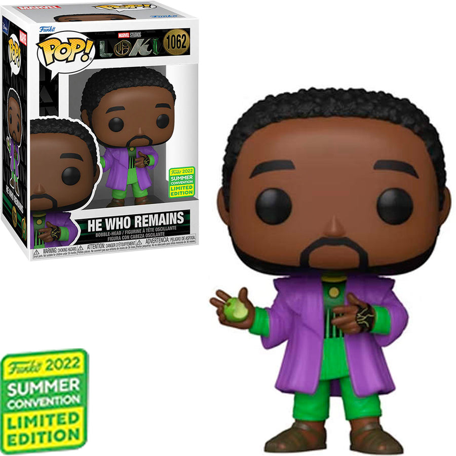 FUNKO POP MARVEL LOKI EXCLUSIVE - HE WHO REMAINS 1062 (SDCC 2022) BRINDE