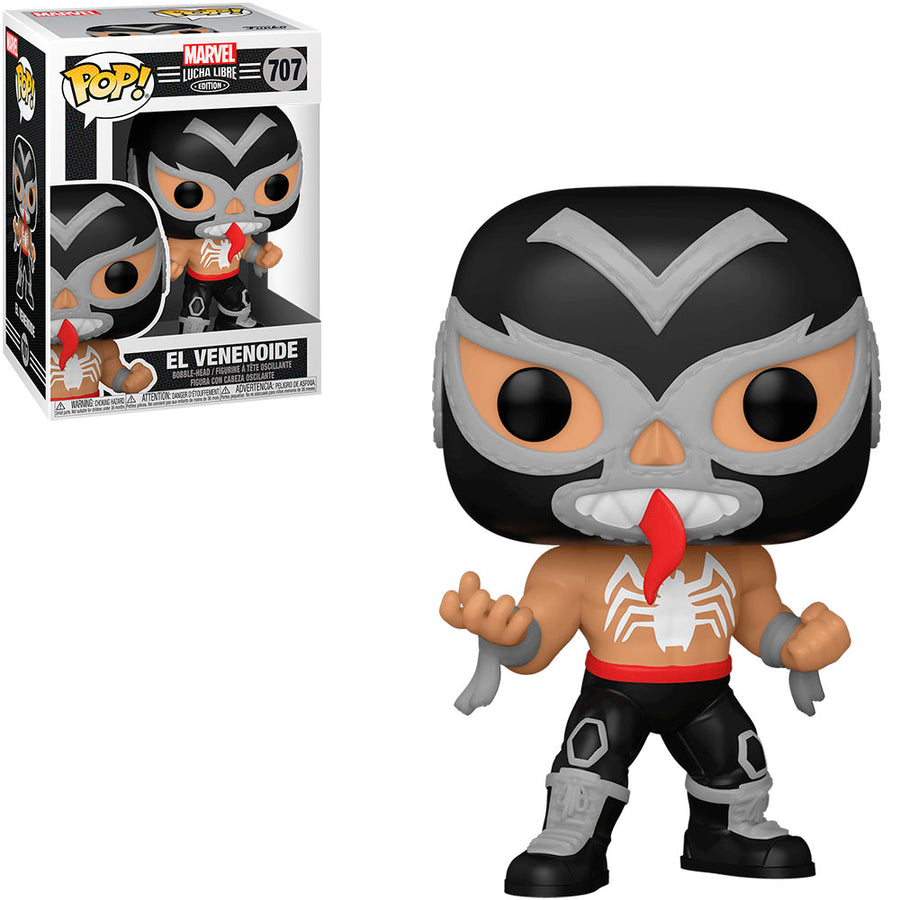 FUNKO POP MARVEL LUCHA LIBRE EDITION - EL VENENOIDE 707 BRINDE